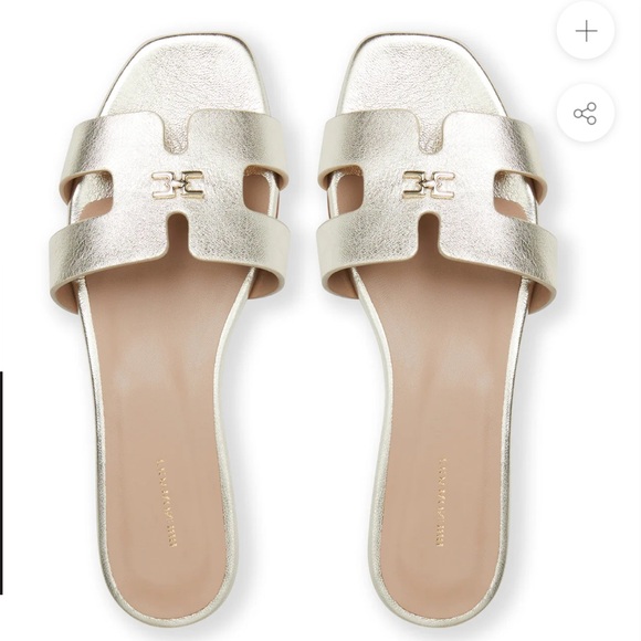 Brunomagli FINA SINGLE BAND SANDAL GOLD METALLIC - Picture 1 of 8